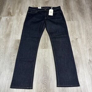MAC Jeans Arne Pants Mens 38x34 Dark Blue Straight Modern Fit NWT